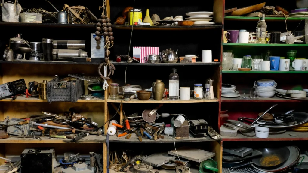 Shelves of Clutter