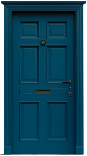 Dark Blue Door